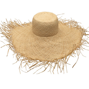 Blocked Natural Milan Raffia Hemp Straw Plain Hat Base- Sun Yorkos